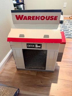 Costco warehouse cat scratching board