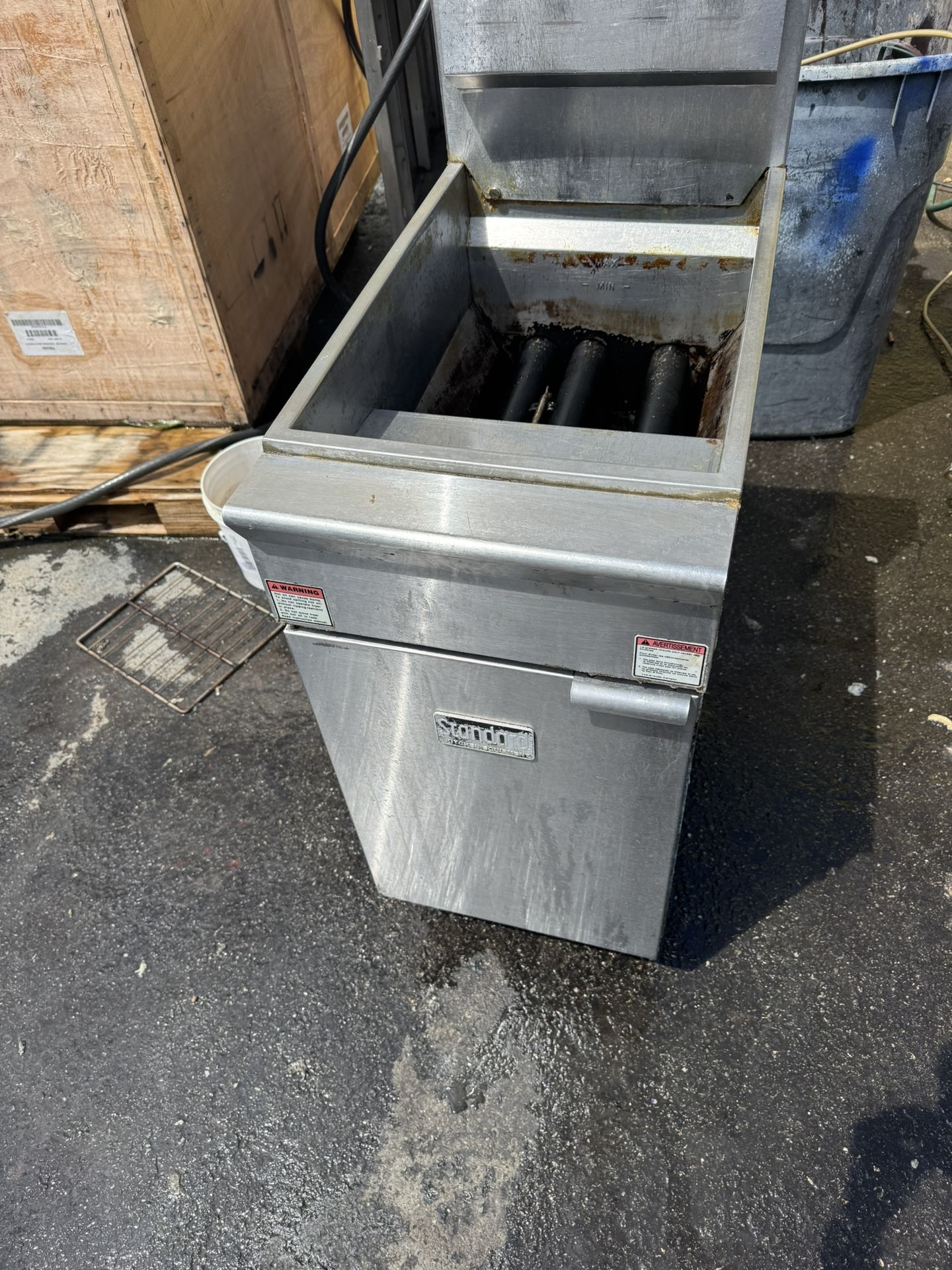 LP gas fryer
