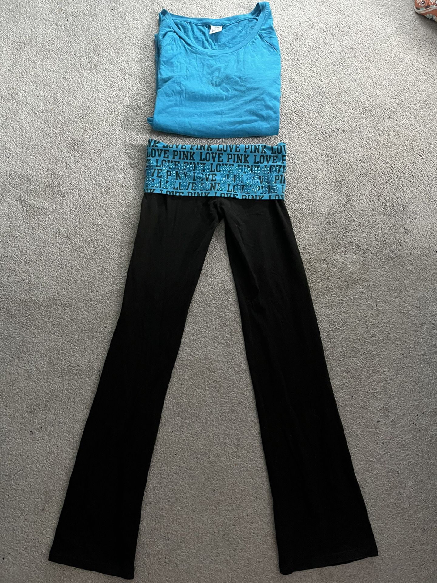Victoria’s Secret Top And Yoga Pants