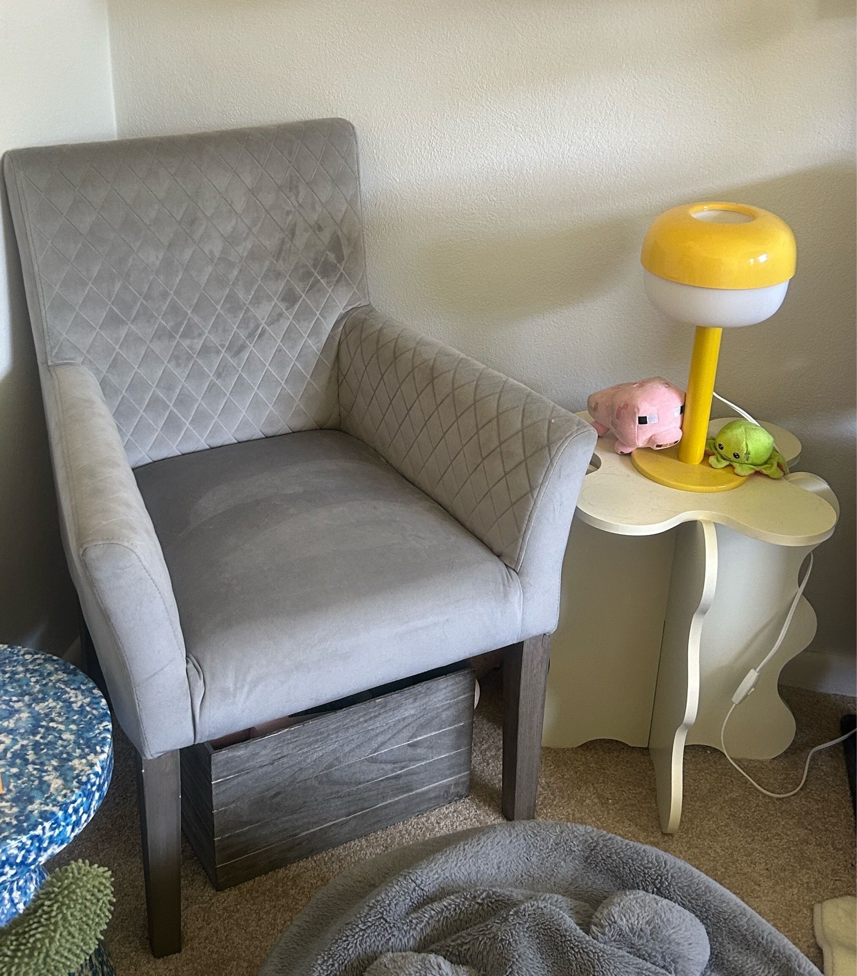 Grey Accent Chair