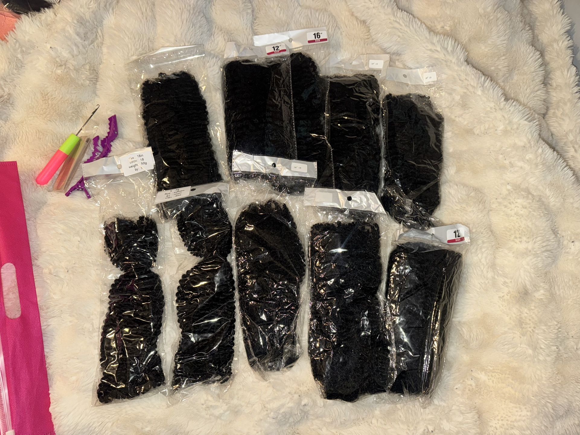 Afro Kinkys Bulk Human Hair for Dreadlocks Extensions 10 pack Bundles 80g Afro Kinky-curly Human Braiding