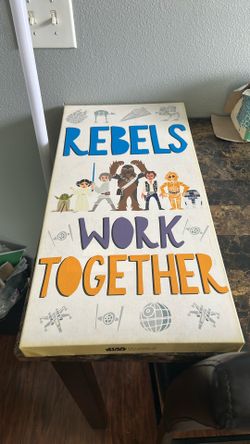 Star Wars “Rebels Work Together” Canvas Wall Art