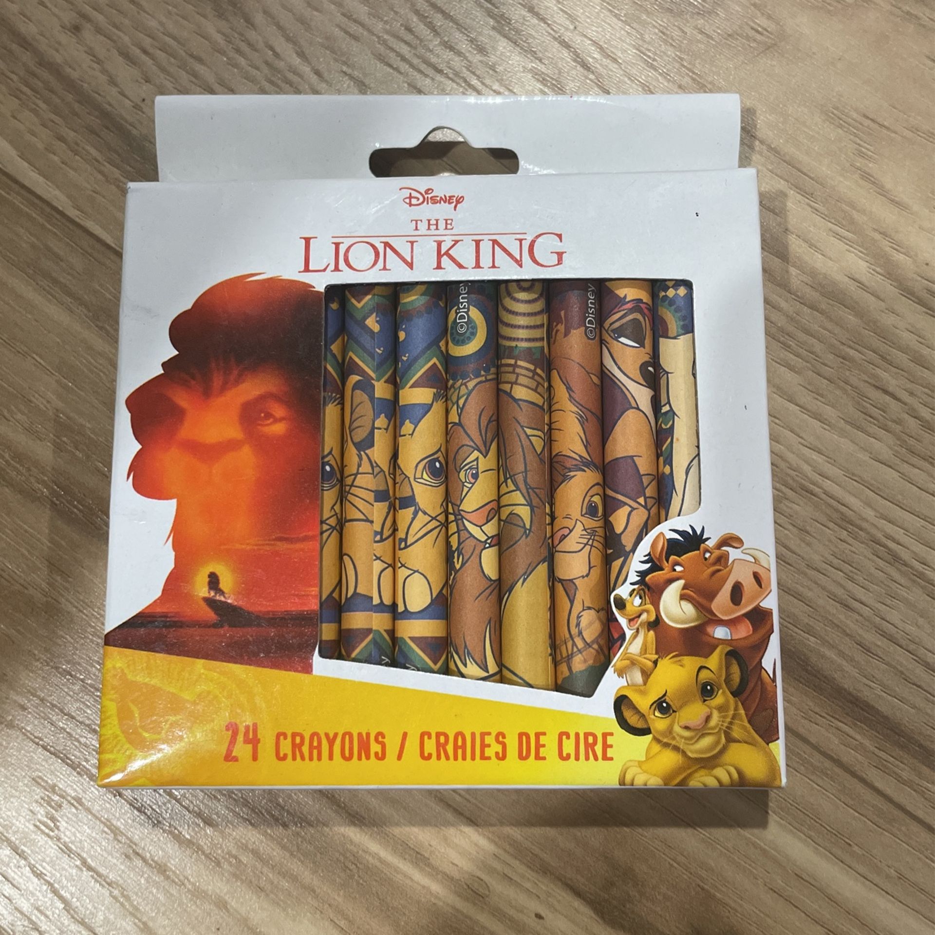 24 crayons lion king