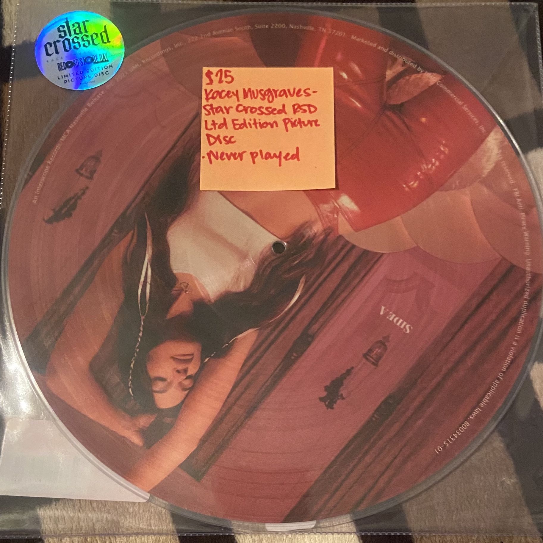 Kacey Musgraves Star Crossed authentic Vinyl Record Store Day