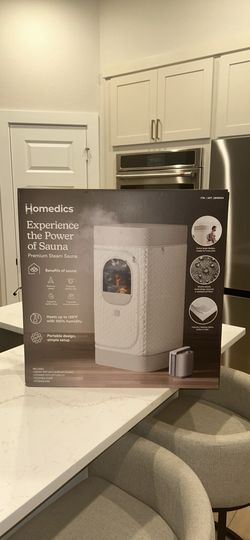 Homedics Premium At Home Steam Sauna - BRAND NEW STILL IN BOX