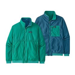 NWT Patagonia Men’s Reversible Shelled Microdini Jacket - Fresh Teal - Size XS - Fleece