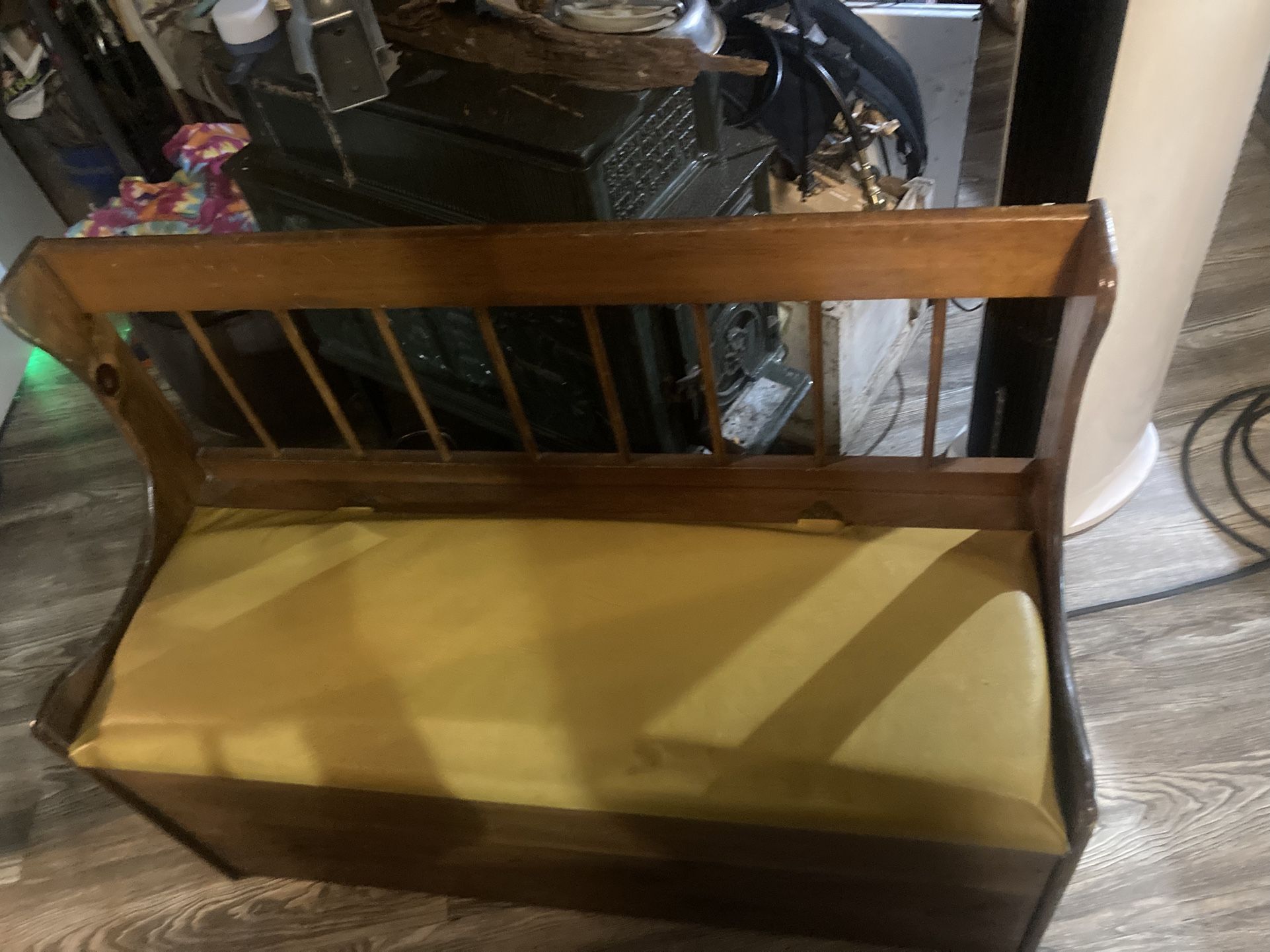 Wooden Storage Bench