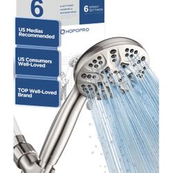 6-Mode High Pressure Handheld Shower Head Set