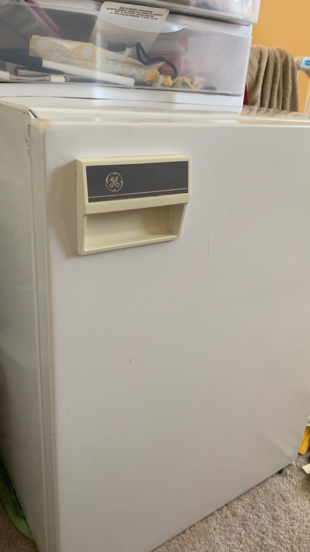 Medium LG mini fridge w freezer rare