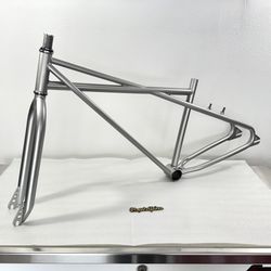 NEW 2024 SE RACING 29” QUADANGLE BMX SILVER FRAME FORK limited edition sterling 2012 2013 copper black santa cruz quadangel boss jtt hutch pro racer