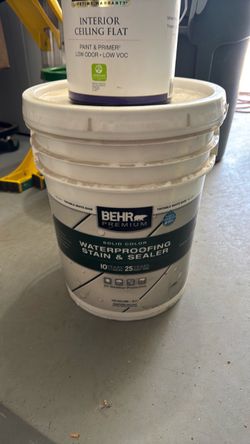 Stain and paint