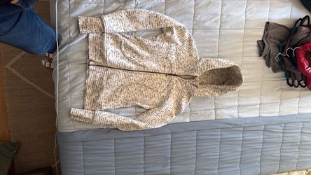 Lululemon Zip-Up Hoodie with Script Print
