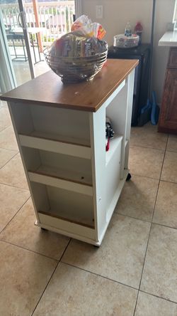 Table with cabinets