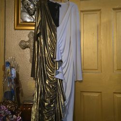 Gold And Cream Dress Size 18/20
