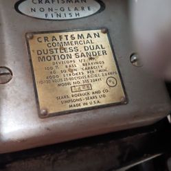 Craftsman Orbit Sander 