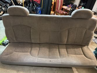  Rear bench seat from a Chevrolet pickup truck