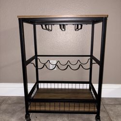Rolling Bar Cart