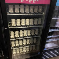 Idw "Poppi" Upright Merchandising Display Cooler with Beverage Dividers