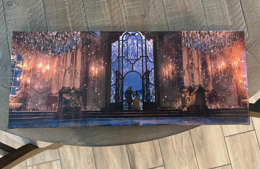 Limited Edition Disney Beauty And The Beast Concept Painting