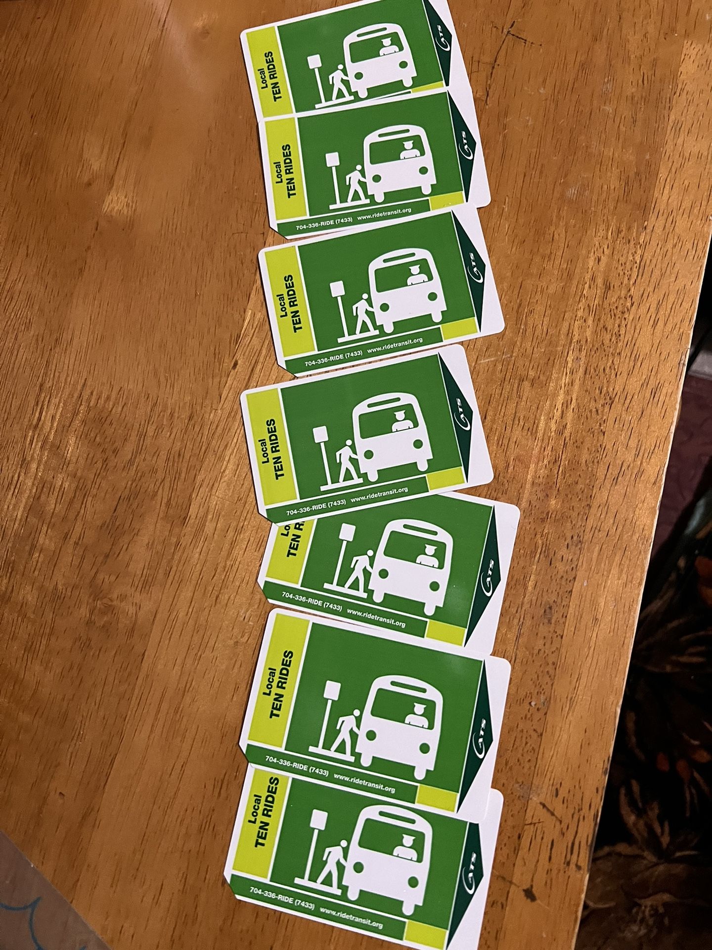 CATS transit 10 Ride Pass - 7 Count