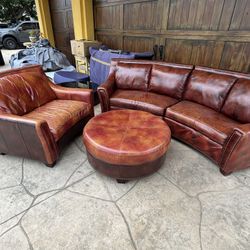 Leather couch Set 