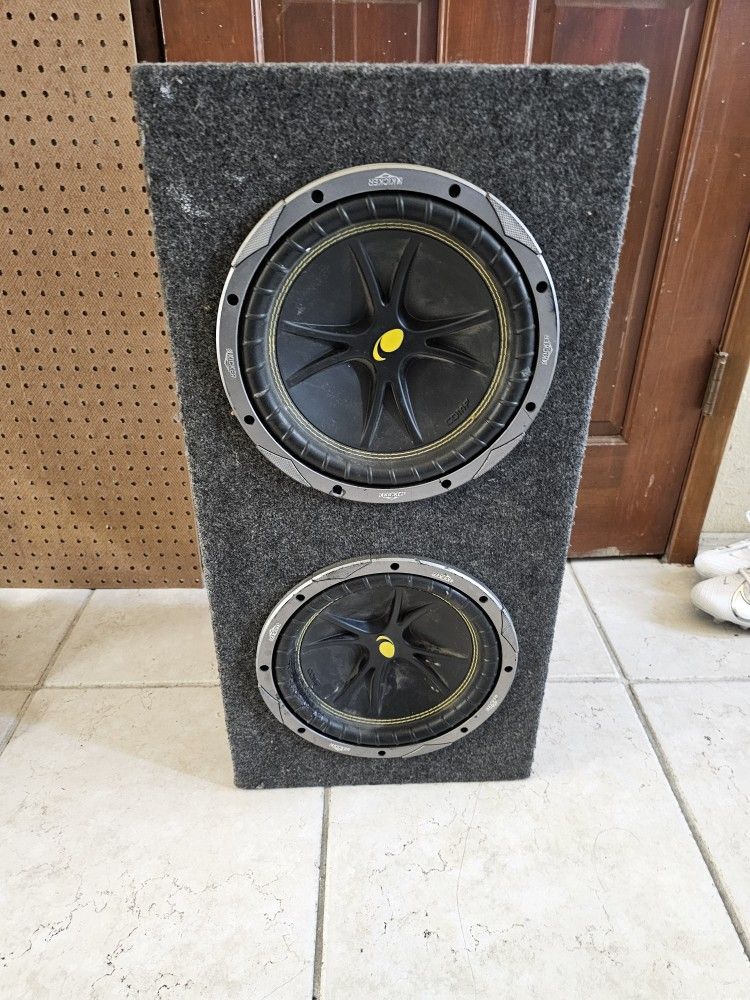 2 speaker 10" with box and Amplifier 