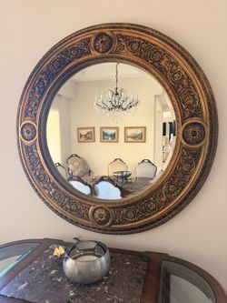 Hooker Furniture Round Mirror.