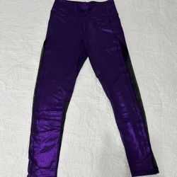 Victoria’s Secret Amethyst Shiny Wet Look Leggings