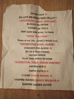 Mgk setlist