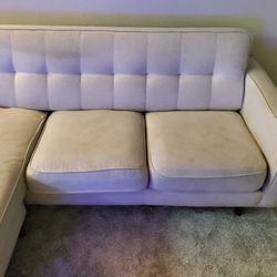 Cream Color Sectional Couch 