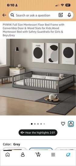 Floor bed