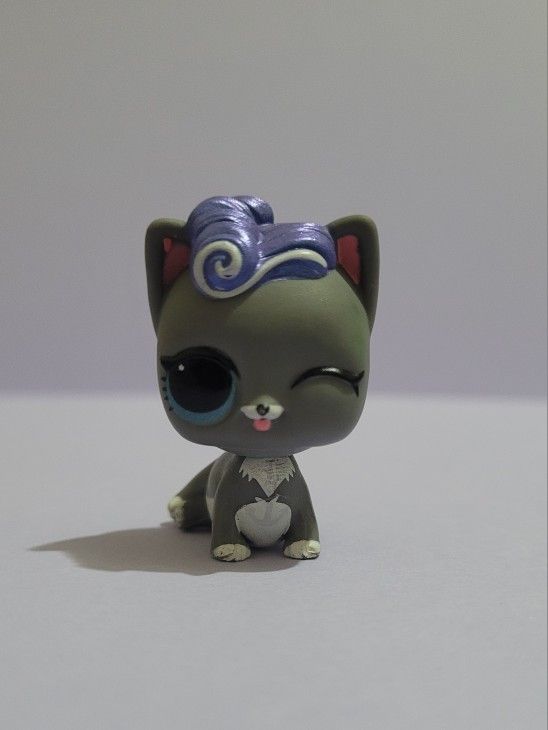 LOL Bubbly Surprise Pet Kitty Cat Grey 1.5"