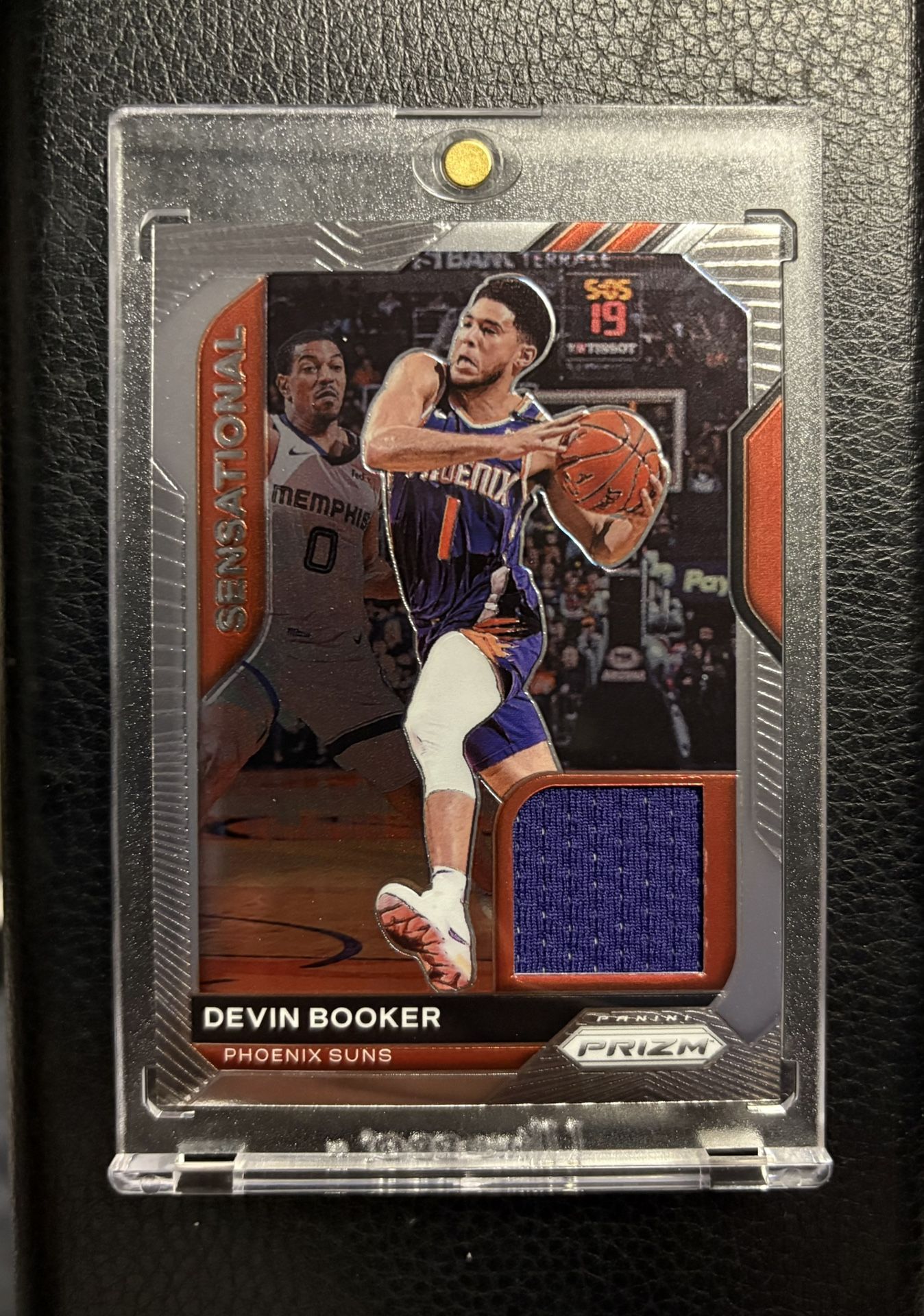 2021 Prizm Phoenix Suns Devin Booker Jersey Patch Card !!