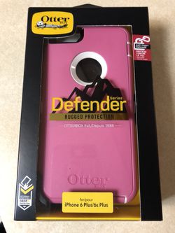 Otter Box Defender Series (black and pink)