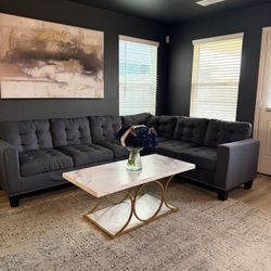 Sectional Grey Couch