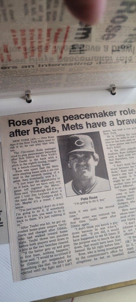 Pete Rose Scrap Book