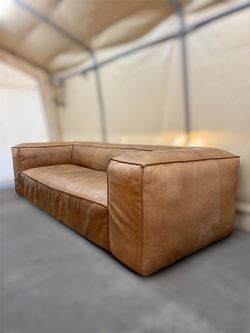 Timothy Oulton Scruffy Leather Sofa Delivery Available