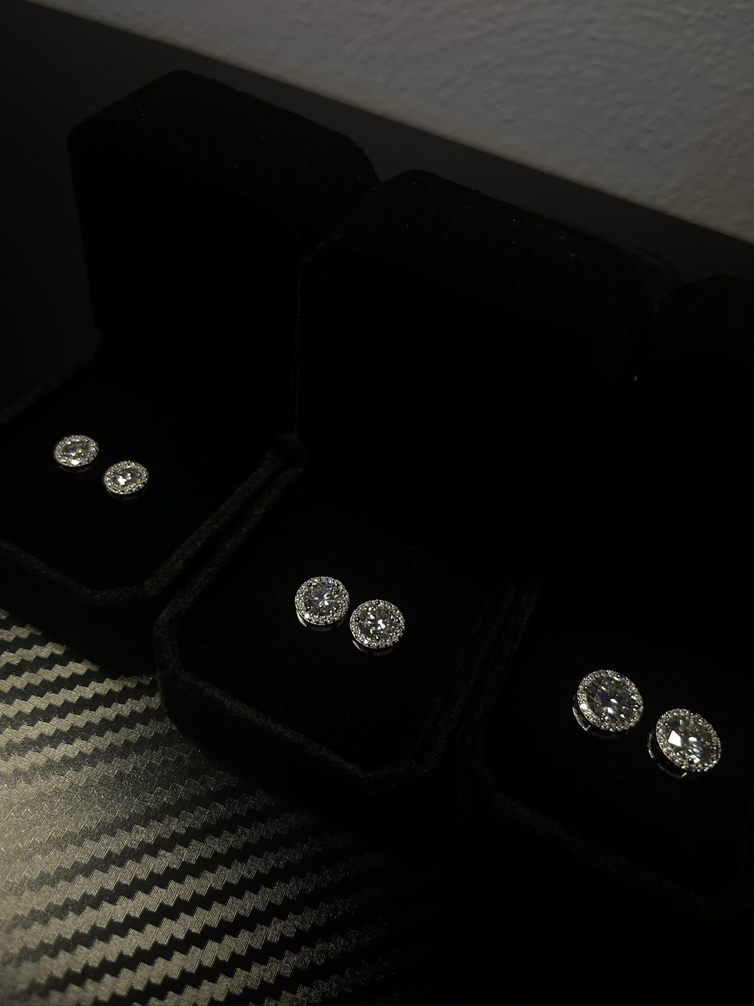 Diamond Earrings (5mm,6.5mm, And 8mm)