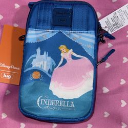 New With Tags Disney  33 Cinderella LUG Bag