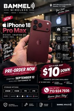 iPhone 18 pro max , Pre Order