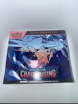 Pokémon TCG Mega Evolution: Chaos Rising Elite Trainer Box ETB – Factory Sealed