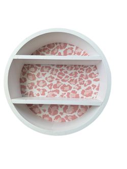 NWT Round White Shelf