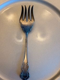 International Silver Company "Avon" Pattern (1901) Silverplate Cold Meat Serving Fork.