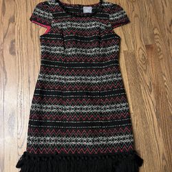 Anthropologie Tweed Jinete Blanket Tunic Knit Dress - Vanessa Virginia 4 Small
