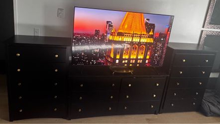 ✨ MODERN BLACK BEDROOM FURNITURE SET ✨