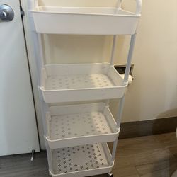 4 Tier Rolling Storage Cart 