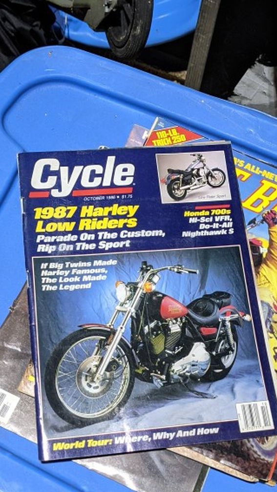 6 Vintage Motorcycle / Dirt Bike Magazines