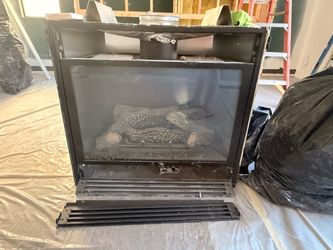 Built-In Fireplace Insert w/ Logs – Works Great – $150 OBO
