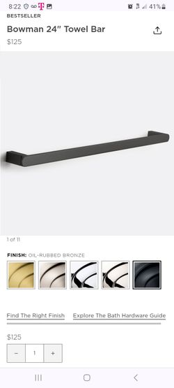 NEW Rejuvenation "Bowman" Towel Bar