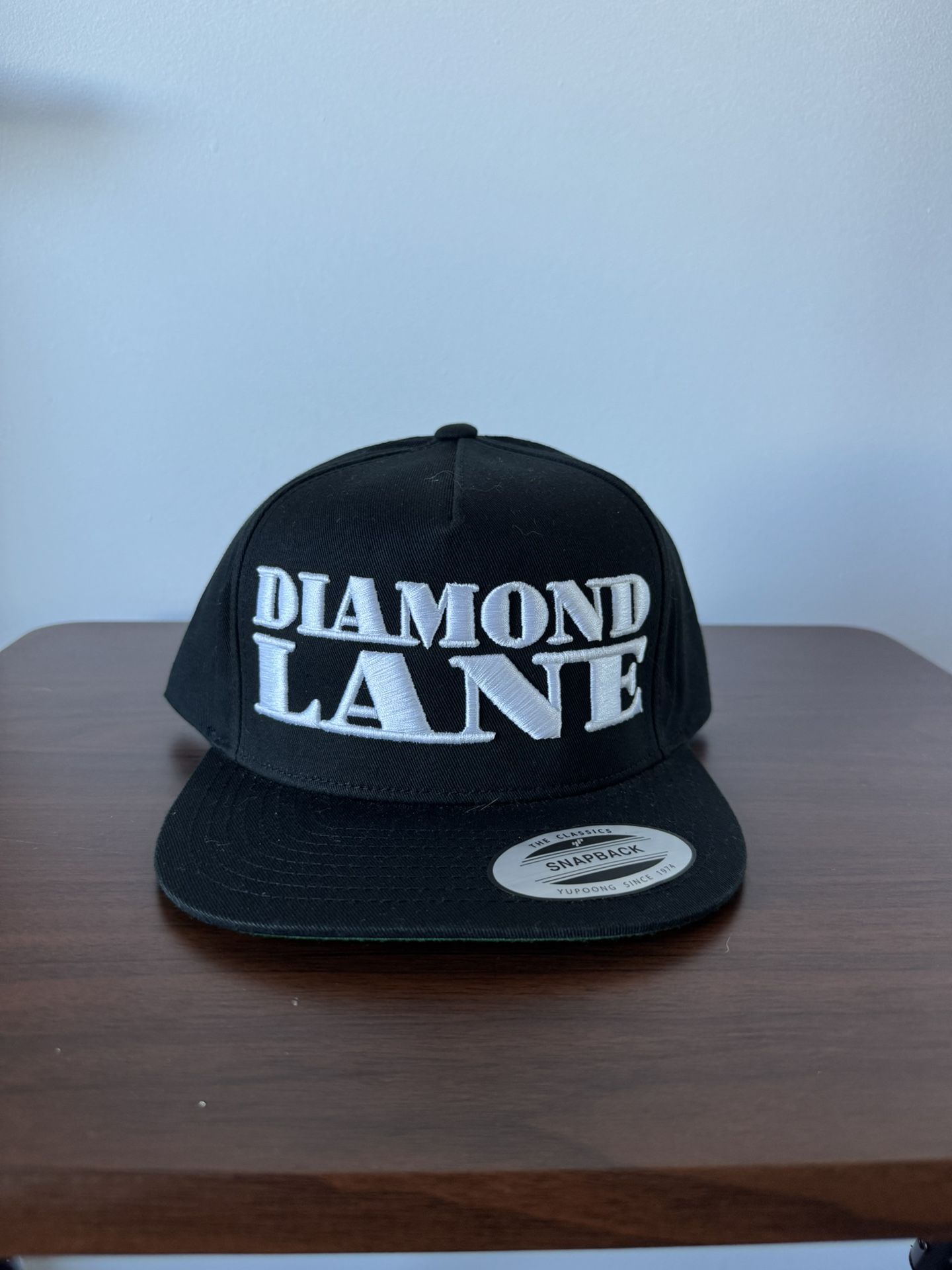 Classics - Diamond Lane Black with White Snapback - NEW